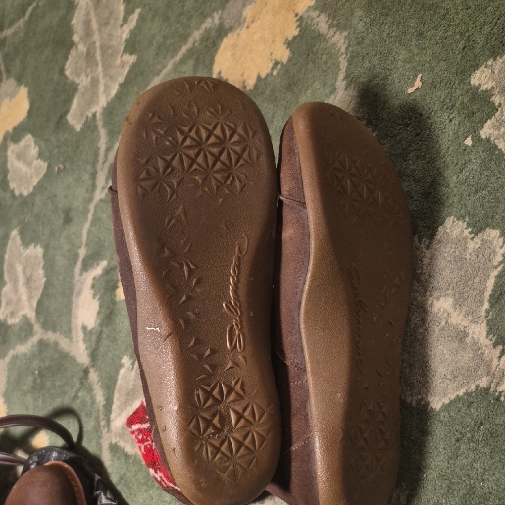 Salomon Red and Brown Ankle Boots - Picture 9 of 10